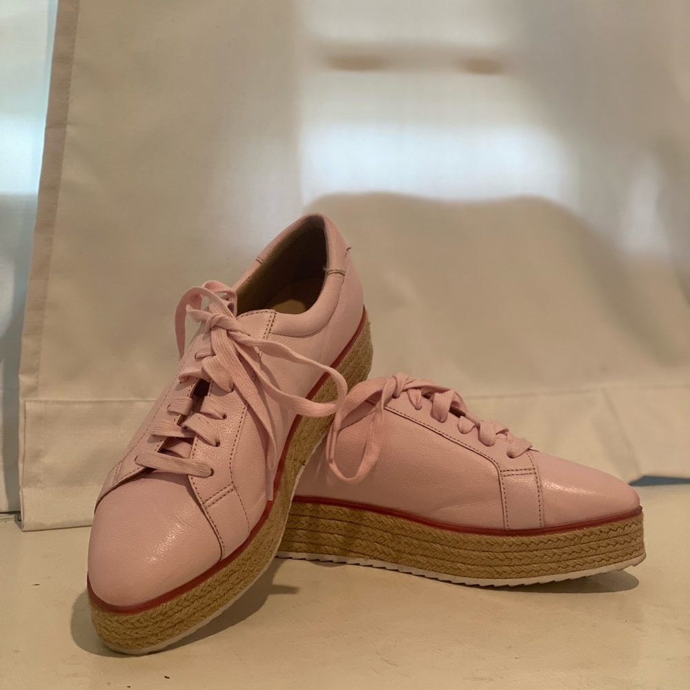 Chic Pink Espadrille Sneakers